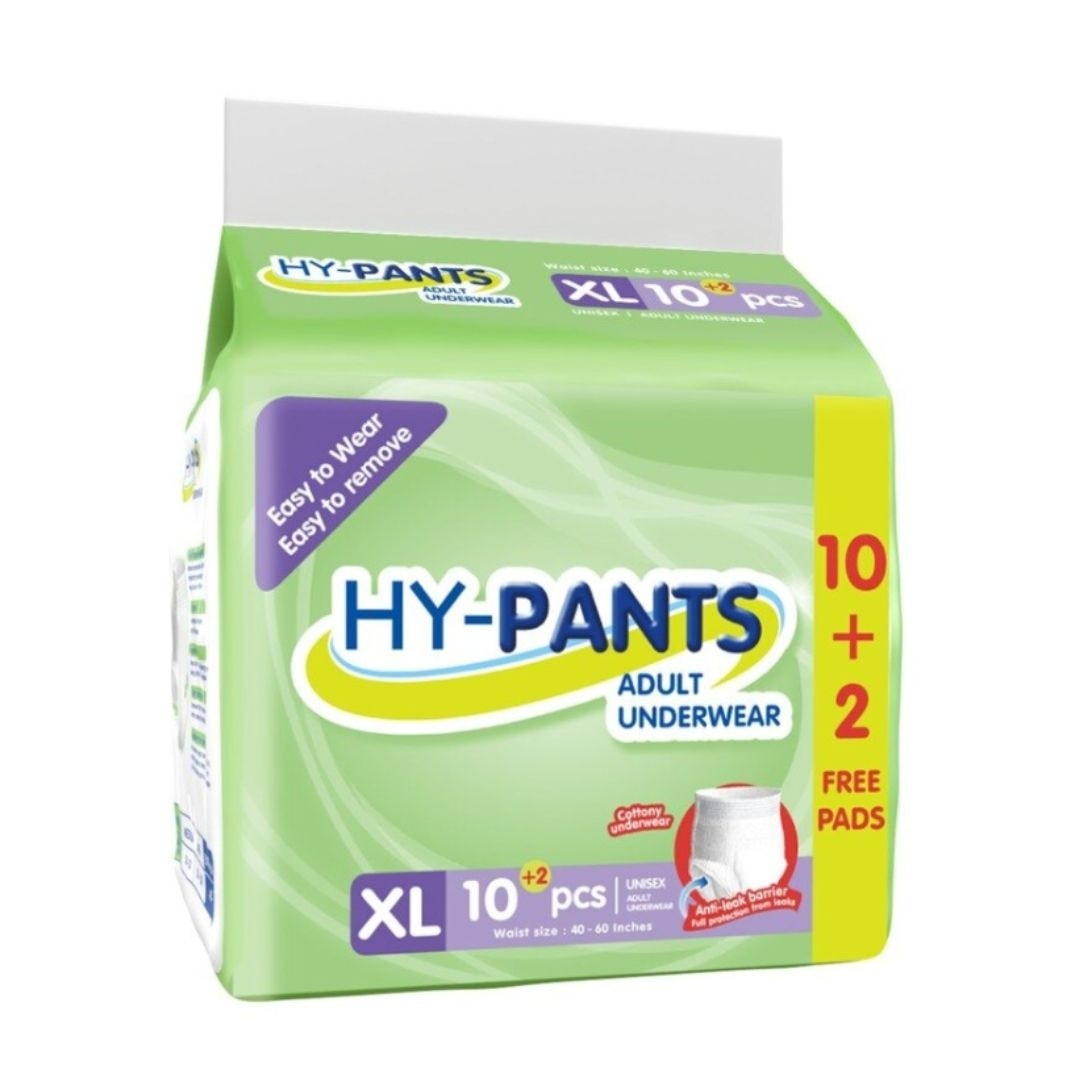 HY PANTS Adult Underwear Extra Large 10s x 10