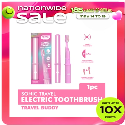 FRESH - FRESH Oralab Sonic Travel Electric Toothbrush Pink