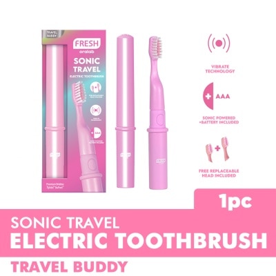 FRESH FRESH Oralab Sonic Travel Electric Toothbrush Pink