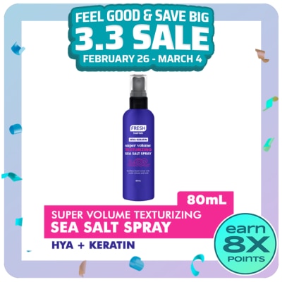 FRESH FRESH Hairlab Hya + Keratin Super Volume Texturizing Hair Sea Salt Spray 80mL