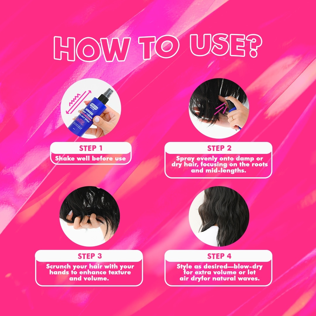 FRESH Hairlab Hya + Keratin Super Volume Texturizing Hair Sea Salt Spray 80mL