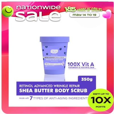 FRESH - Fresh Skinlab Retinol Advanced Wrinkle Repair Shea Butter Body Scrub 300g