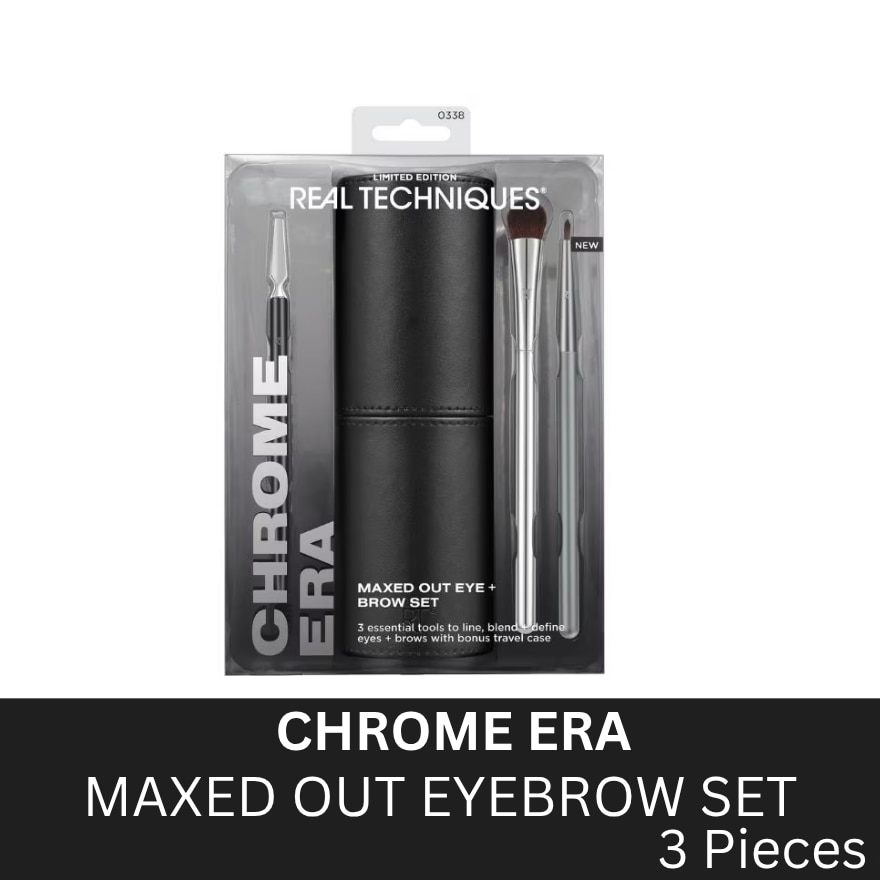 REAL TECHNIQUES Chrome Era Maxed Out Eye Brow Set