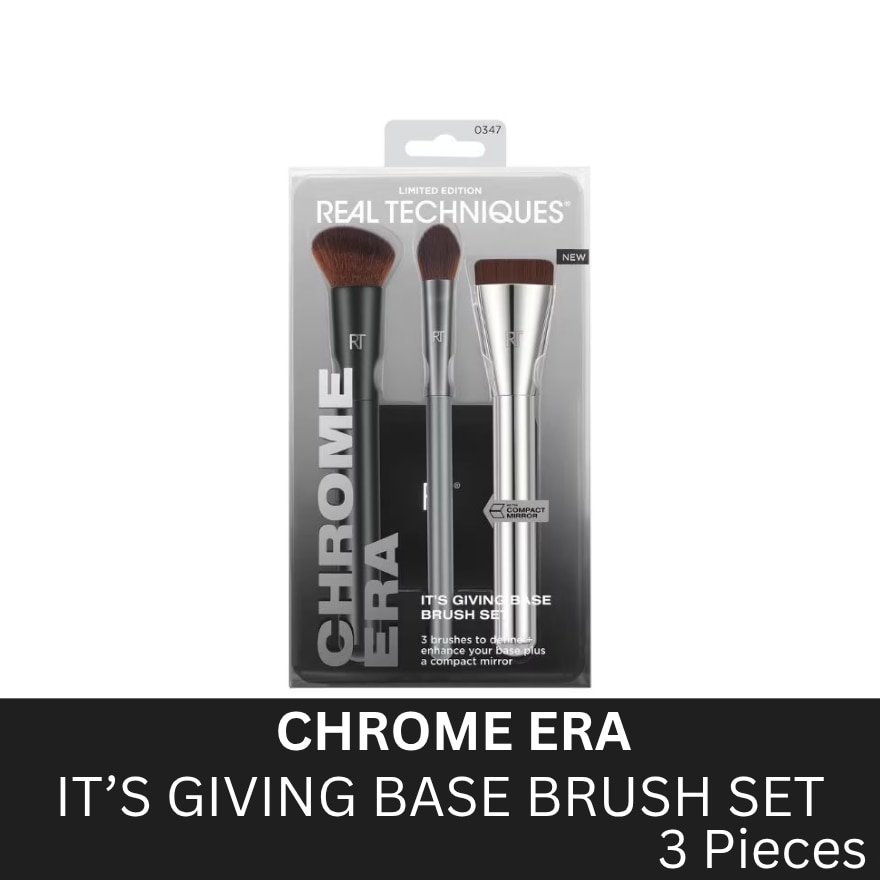 REAL TECHNIQUES Chrome Era It's Giving Base Brush Set