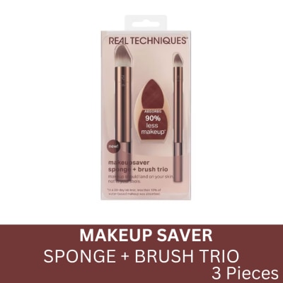 REAL TECHNIQUES REAL TECHNIQUES Makeupsaver Sponge + Brush Trio