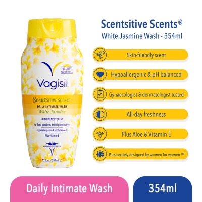 VAGISIL VAGISIL White Jasmine Daily Intimate Wash 354ml