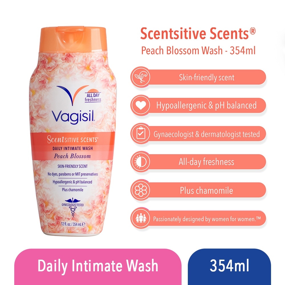 VAGISIL Peach Blossom Daily Intimate Wash 354ml