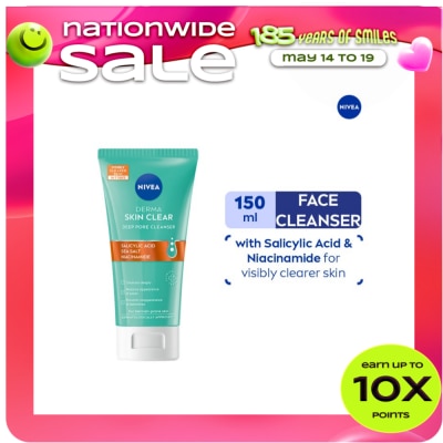 NIVEA - NIVEA Derma Skin Clear Deep Pore Cleanser 150ml