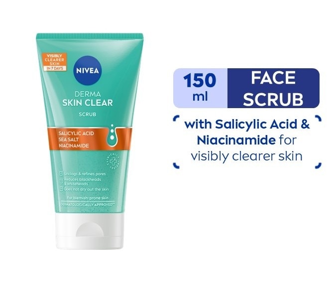 NIVEA Derma Skin Clear Scrub 150ml