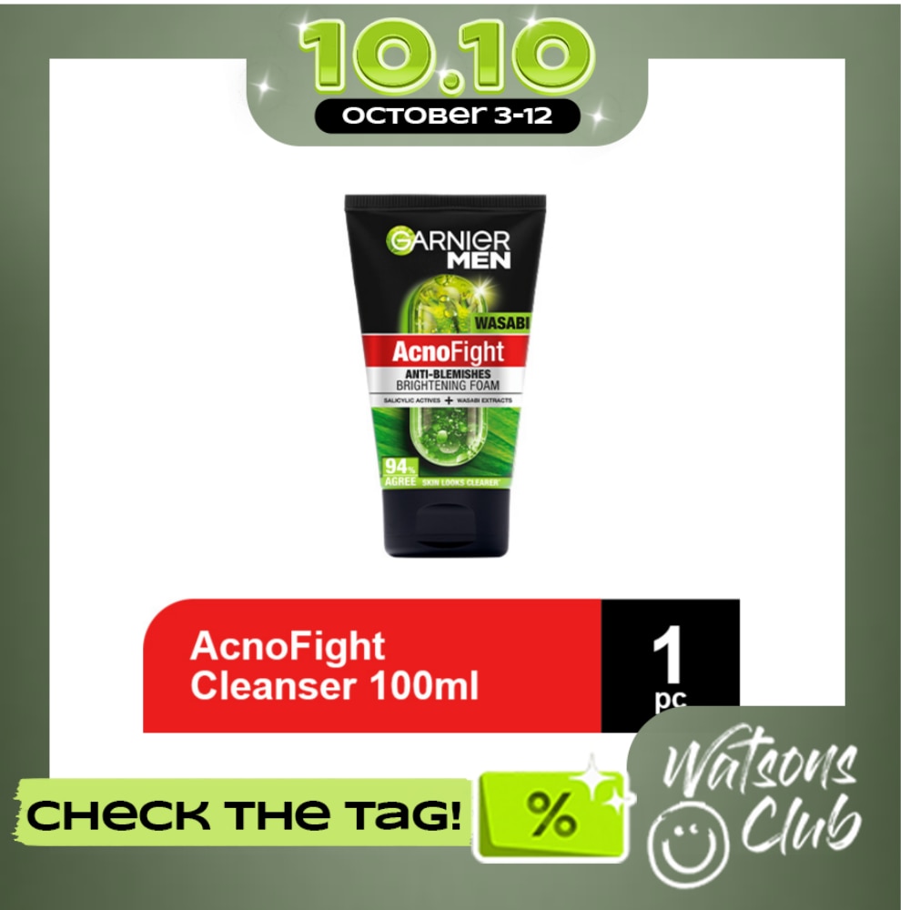 GARNIER Men AcnoFight Cleanser 100ml image