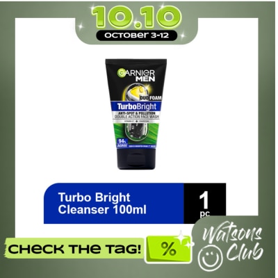 GARNIER GARNIER Men TurboBright Cleanser 100ml image