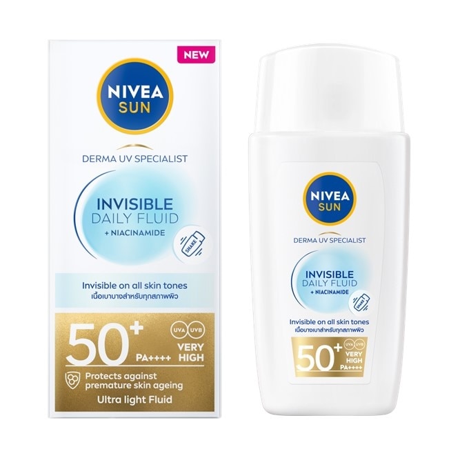 NIVEA UV Face Specialist Invisible Fluid + Niacinamide SPF50 PA++++ 40ml