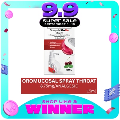 STREPSILS - STREPSILS MaxPro Direct Spray For Sore Throat 15ml image