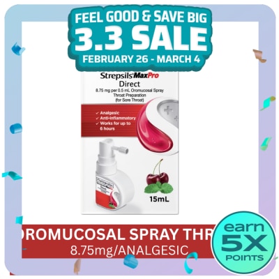 STREPSILS STREPSILS MaxPro Direct Spray For Sore Throat 15ml