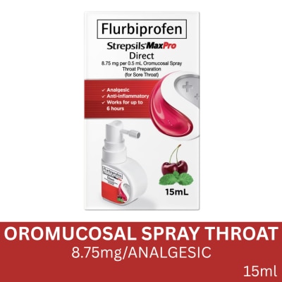 STREPSILS STREPSILS MaxPro Direct Spray For Sore Throat 15ml