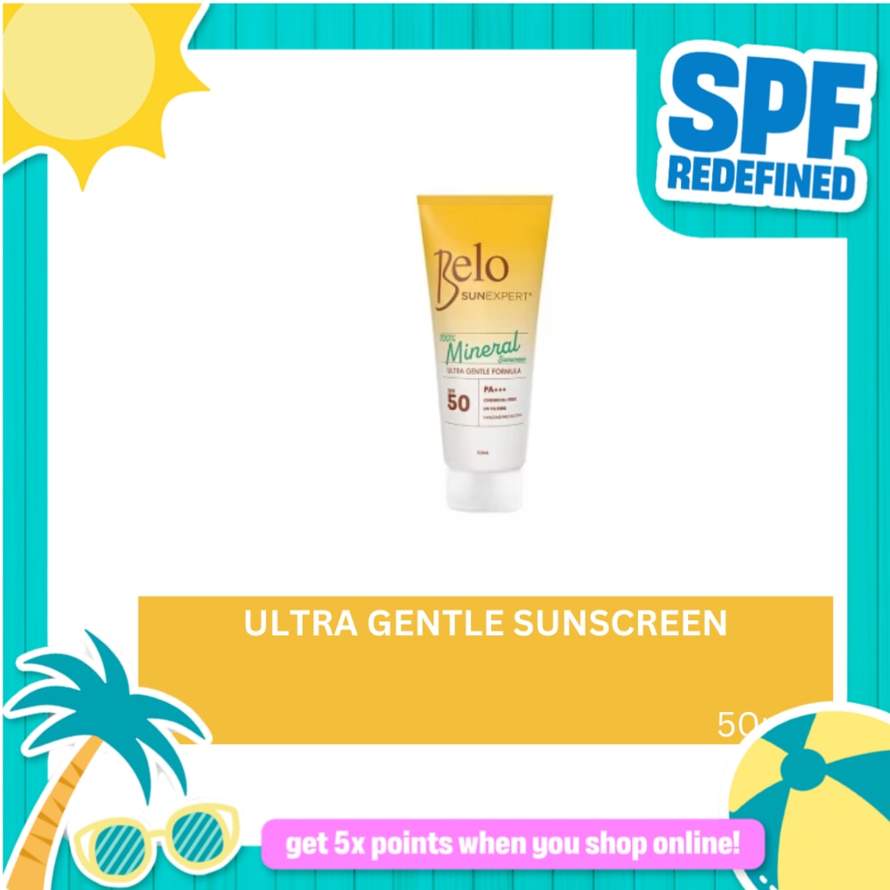 BELO SunExpert Mineral Ultra Gentle Sunscreen SPF50 PA+++ 50ml