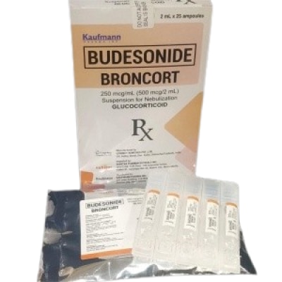 BRONCORT - BRONCORT Budesonide 250mcg/ml 2ml x 25 ampoules [PRESCRIPTION REQUIRED]