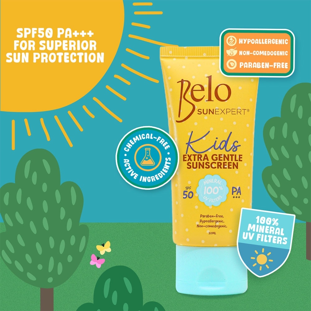 BELO SunExpert Kids Extra Gentle Sunscreen SPF50 PA+++ 50ml