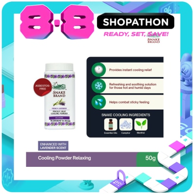 SNAKE BRAND - SNAKE BRAND Prickly Heat Cooling Powder Relaxing 50g image