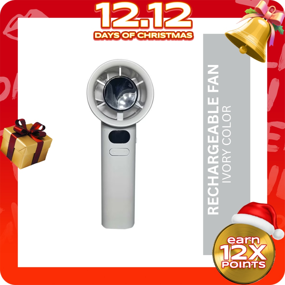 BREEZEBLISS Variable Speed Rechargeable Fan Ivory
