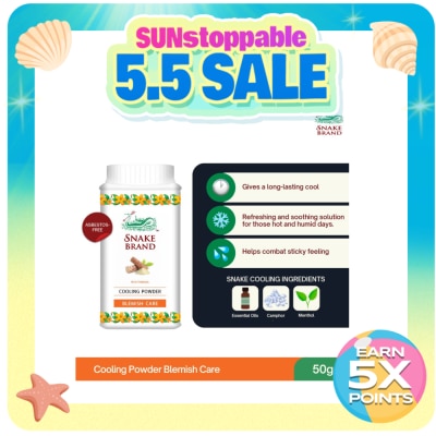 SNAKE BRAND - SNAKE BRAND Cooling Powder Blemish Care 50g
