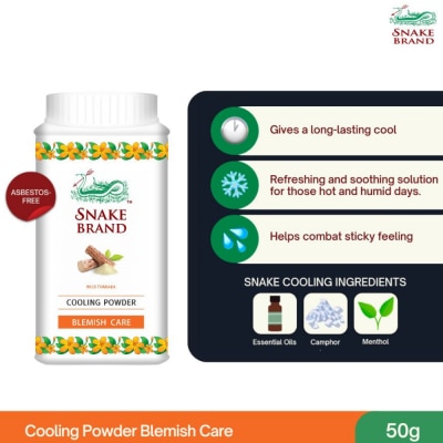 SNAKE BRAND - SNAKE BRAND Cooling Powder Blemish Care 50g
