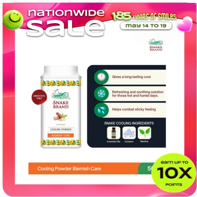 SNAKE BRAND - SNAKE BRAND Cooling Powder Blemish Care 50g
