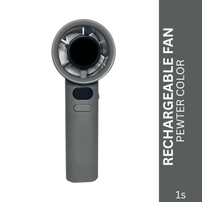 BREEZEBLISS BREEZEBLISS Variable Speed Rechargeable Fan Pewter