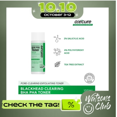 OXECURE OXECURE Blackhead Clearing BHA PHA Toner 100ml image