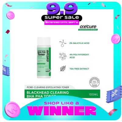OXECURE - OXECURE Blackhead Clearing BHA PHA Toner 100ml image