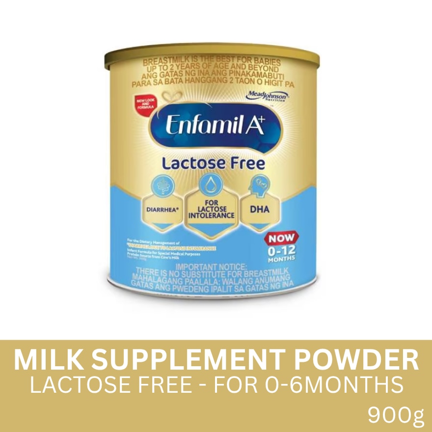 ENFAMIL A+ Milk Supplement Powder Lactose Free 0-6 Months 900g