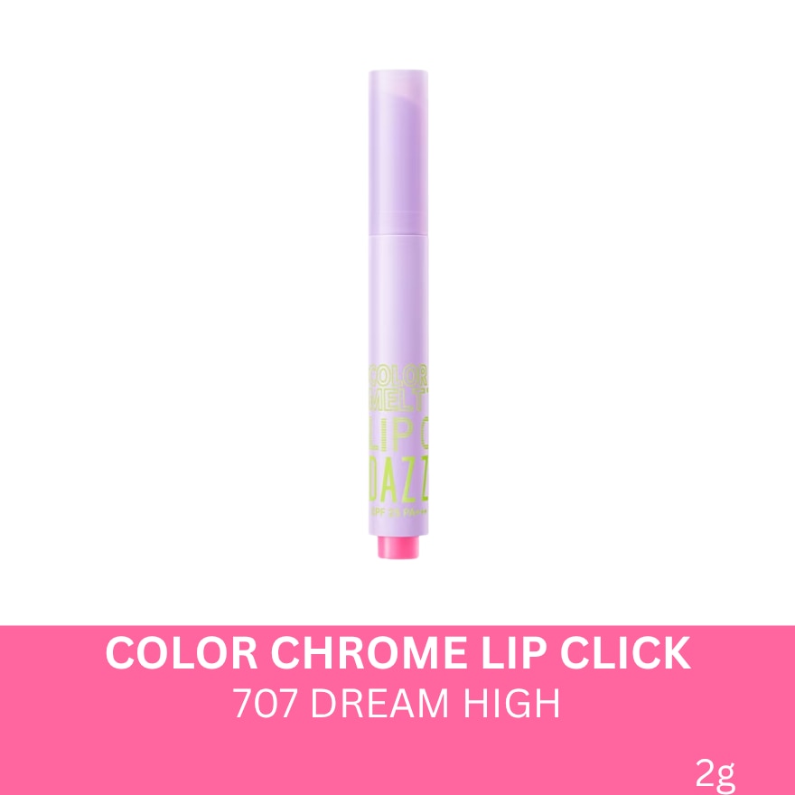 DAZZLE ME Color Chrome Lip Click- 707 Dream High 2g