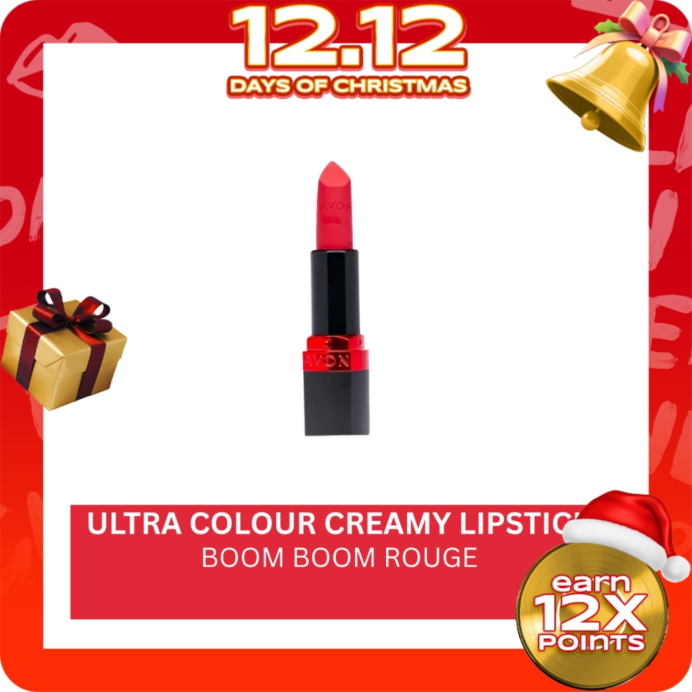 AVON Ultra Colour Matte Lipstick Boom Boom Rouge 3.6g