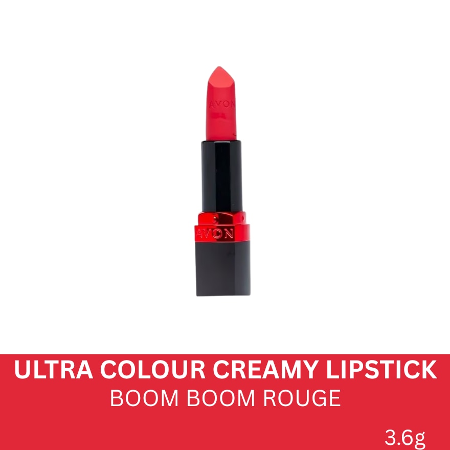 AVON Ultra Colour Matte Lipstick Boom Boom Rouge 3.6g