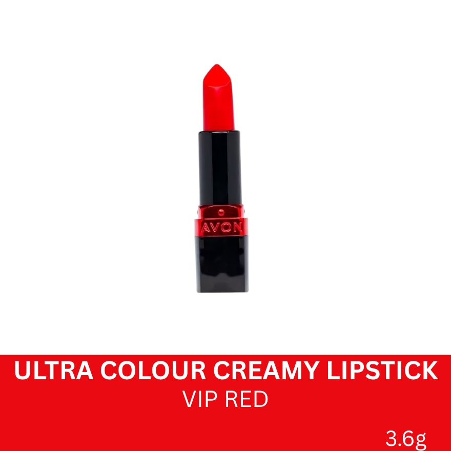 AVON Ultra Colour Creamy Lipstick VIP Red 3.6g