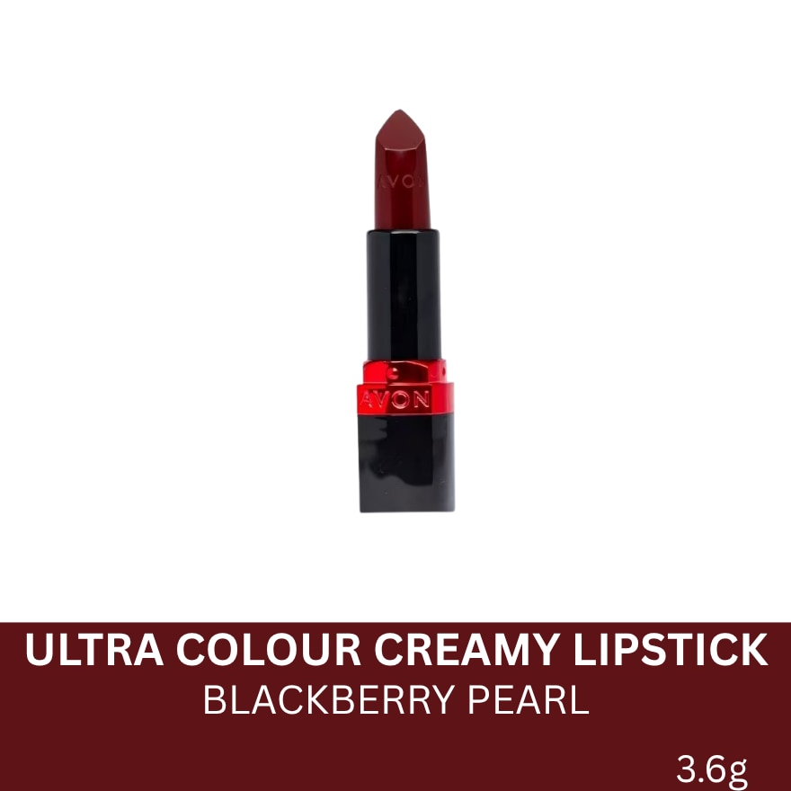 AVON Ultra Colour Creamy Lipstick Blackberry Pearl 3.6g