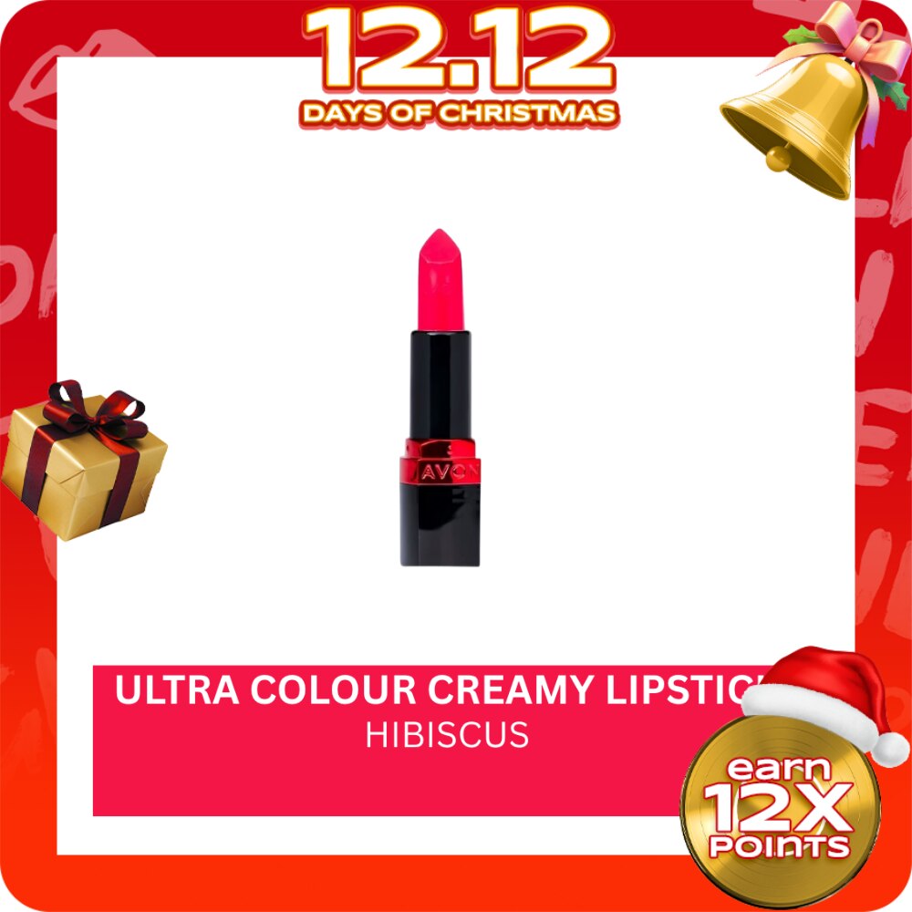 AVON Ultra Colour Creamy Lipstick Hibiscus 3.6g
