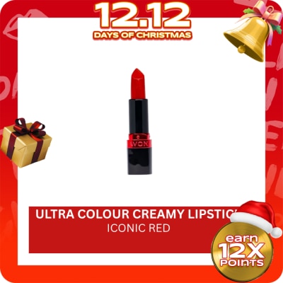 AVON AVON Ultra Colour Creamy Lipstick Iconic Red 3.6g