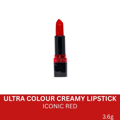 AVON, AVON Ultra Colour Creamy Lipstick Iconic Red 3.6g | Watsons ...