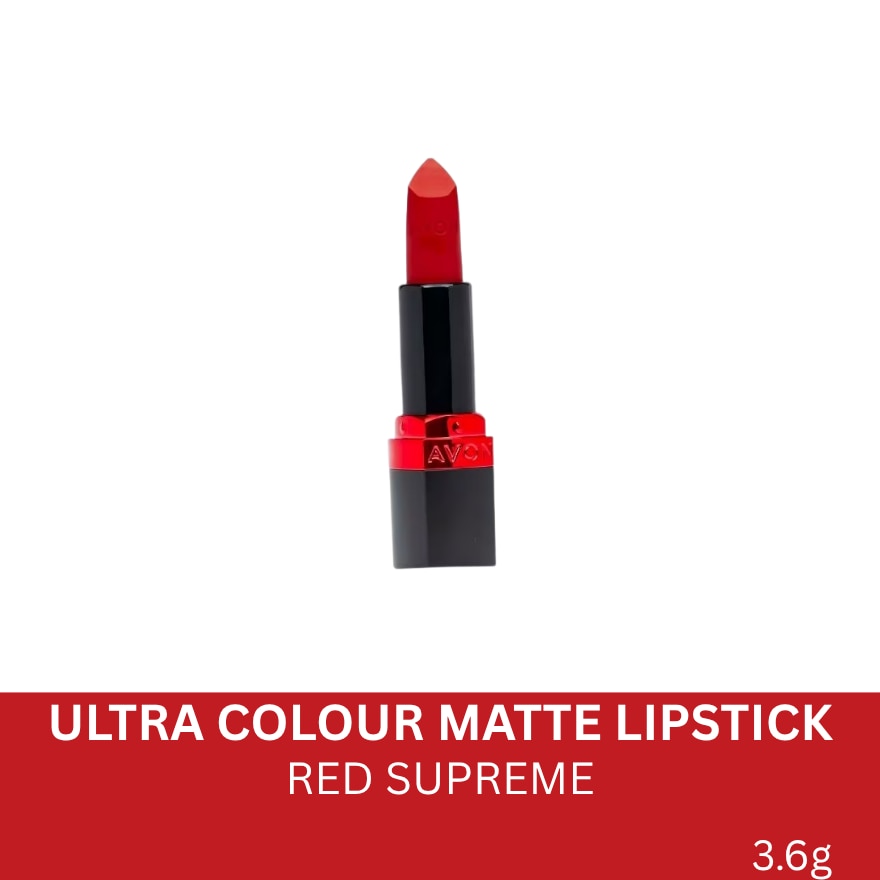AVON Ultra Colour Matte Lipstick Red Supreme 3.6g