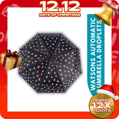 WATSONS WATSONS Automatic 3-Folds Umbrella Droplets