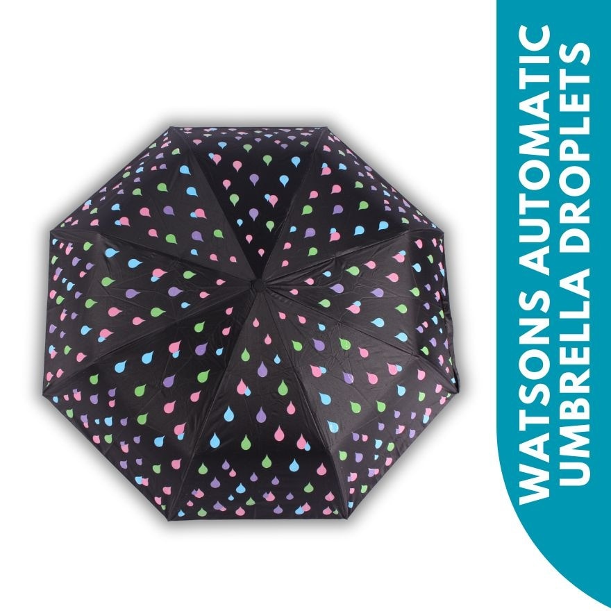 WATSONS Automatic 3-Folds Umbrella Droplets