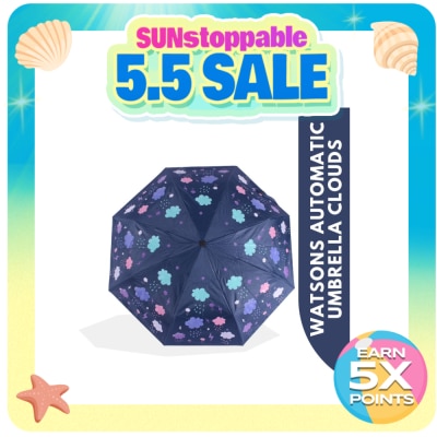 WATSONS - WATSONS Automatic 3-Folds Umbrella Clouds