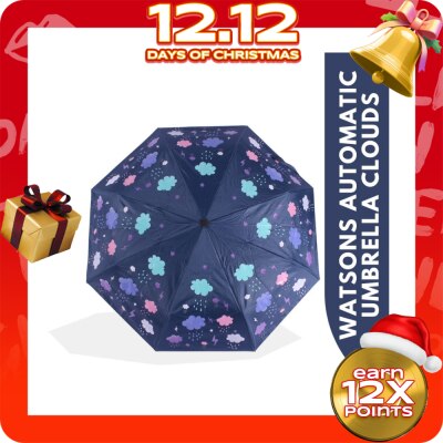 WATSONS WATSONS Automatic 3-Folds Umbrella Clouds
