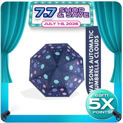 WATSONS - WATSONS Automatic 3-Folds Umbrella Clouds