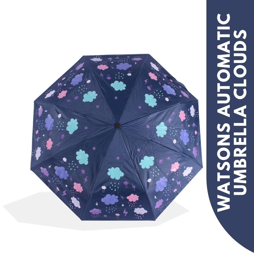 WATSONS Automatic 3-Folds Umbrella Clouds
