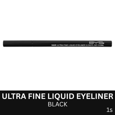 BYS BYS 16HR Ultra Fine Liquid Eyeliner Black 0.5ml