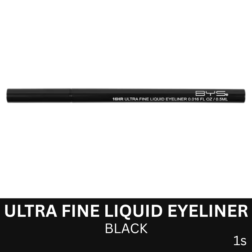 BYS 16HR Ultra Fine Liquid Eyeliner Black 0.5ml