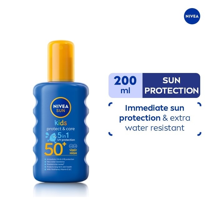NIVEA SunKids Protect & Care 5-In-1 UV Protection SPF50 200ml