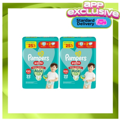 PAMPERS PAMPERS BABY DRY PANTS VAL XXL 22S X 2